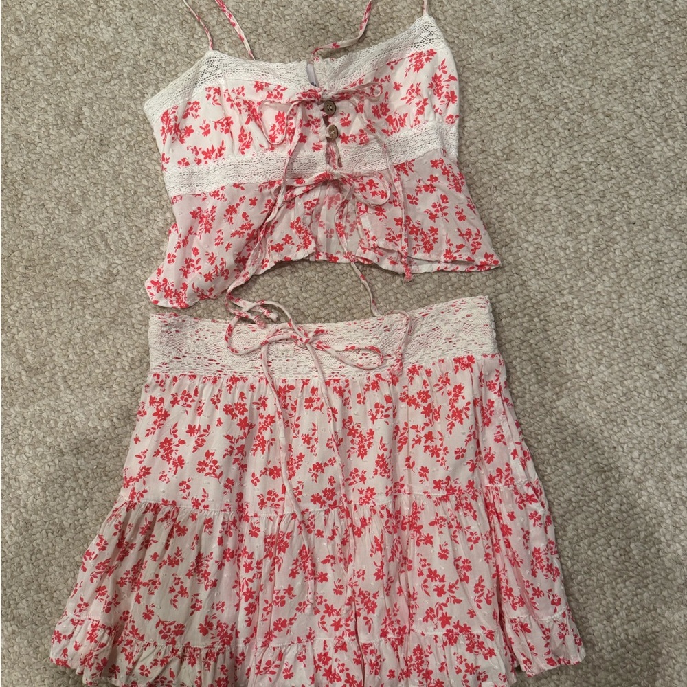 Sky to Moon Skirt Set
